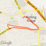 Madruga Loop route map