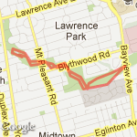 Alexandra Muir Trail route map