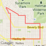 Whittier #1 route map