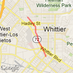 whittier #2 route map