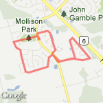 Heather - 5.2K route map