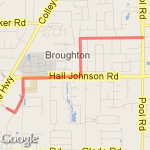 Luke's 4mi route map