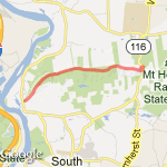 Seven Sisters route map