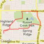 3 mile route route map