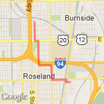 Kid's Spot route map