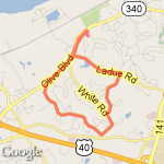 Round the Home route map