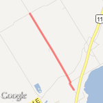 Stockdale to Hampshire route map