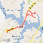7.5 Riva trace out n back route map
