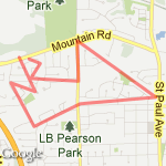 Portage rd trail route map
