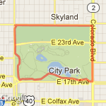 city park loop route map