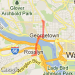 Hyatt to HSBC 27 March 2012 route map