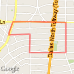 Short way to park and mockingbird route map