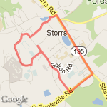 Run for Rehab 5k route map