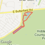 hidden lake route map