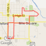 Around Campus route map