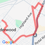 J-Town Road route map