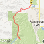 Stupid very bad no good hike! route map