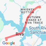 6.5 Out & back route map
