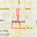 kelly to Thomas route route map