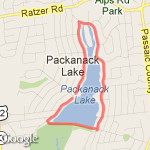 Wayne, NJ Lake 1 route map
