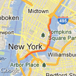 East River Running Path (4M) 34th Street to Seaport route map