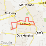 Track & Field route map