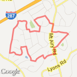 4 Miles #1 route map