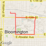 Half Campus route map