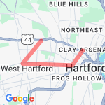 4 mile prep Trial #1 route map