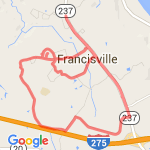 10 mile neighborhood route map