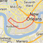 St Charles  route map