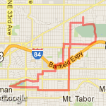 Laurelhurst park loop route map