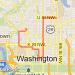 DC Trip Part II  route map