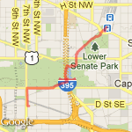 DC Trip Part III route map