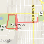 Peterson Park X2 route map