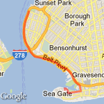 Verrazano trail run route map