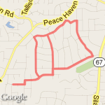 6.2 miles from home route map