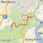 Lake to Lake 20+ Mile Weekend Run  route map