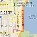 3 Miler Museum Campus route map