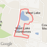 Meadow Beauty Loop route map