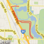 Cove School route map