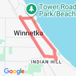 Tower Loop route map