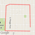 2 mi loop  route map