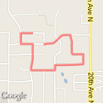 Mike & Roxy's  route map