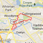 We'd night 130 route map