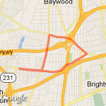 4.5 mile two hill run route map