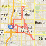20 mile run route map