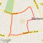 Walking to RVC route map