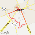 Five mile Route from USM route map