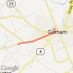 6 mile route.  route map